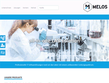 Tablet Screenshot of melosgmbh.de